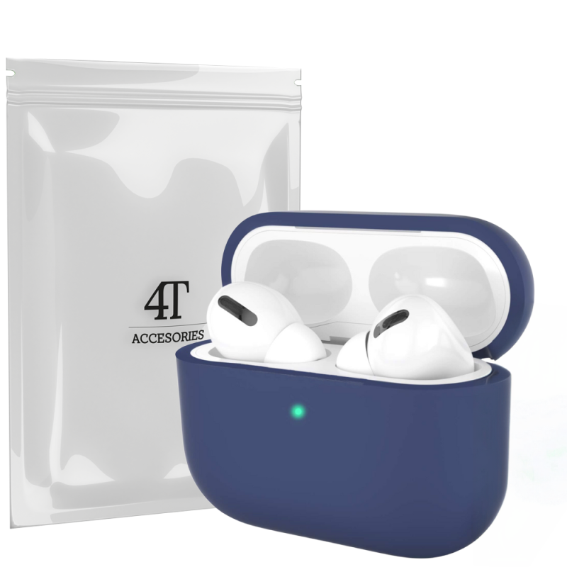 AirPods Pro 1 Etui Pokrowiec Do Apple Słuchawki, Ochronne Odporne 4T - Granatowy