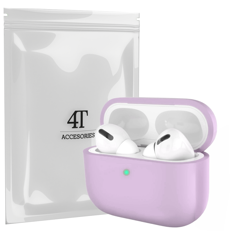 AirPods Pro 1 Etui Pokrowiec Do Apple Słuchawki, Ochronne Odporne 4T - Fioletowe